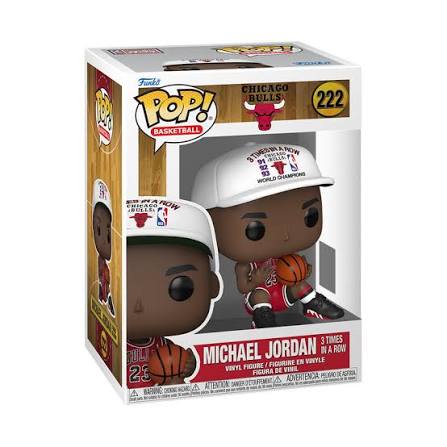 NBA Chicago Bulls Michael Jordan 3 Times in a Row Funko Pop! Vinyl Figure #222